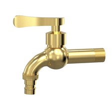 Kitchen Faucet Bathroom Sink Tap Gold Color Brass One Handle Kitchen Faucet, ...