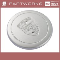 Radnabendeckel Original Porsche 911 F/G '70-'83 Metall Silber Fuchsfelge