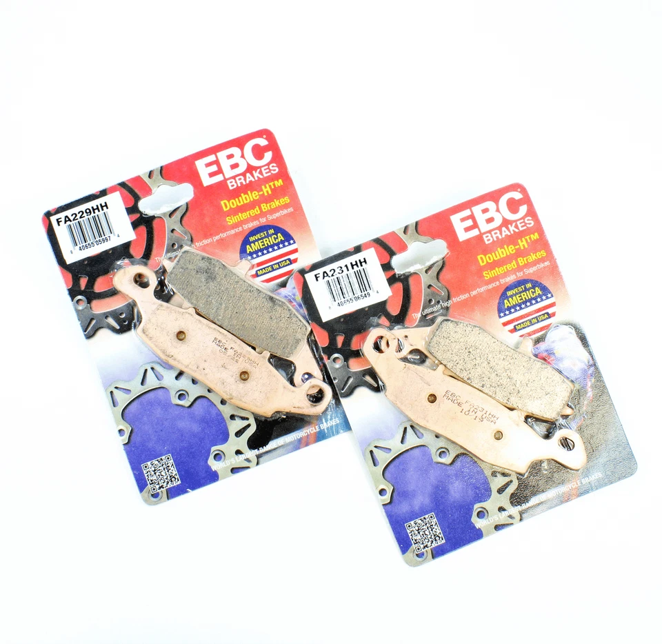 EBC HH Sintered Brake Pad Set for 2004-2017 Suzuki DL 650 V-STROM Front 2 Pair - Image 2 of 2