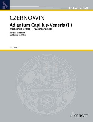 Adiantum Capillus-Veneris II (Maidenhair fern II) Separate edition voice and bre