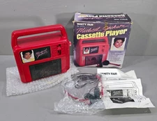 Vintage 1984 Michael Jackson Vanity Fair Cassette Player Complete in Opened Box