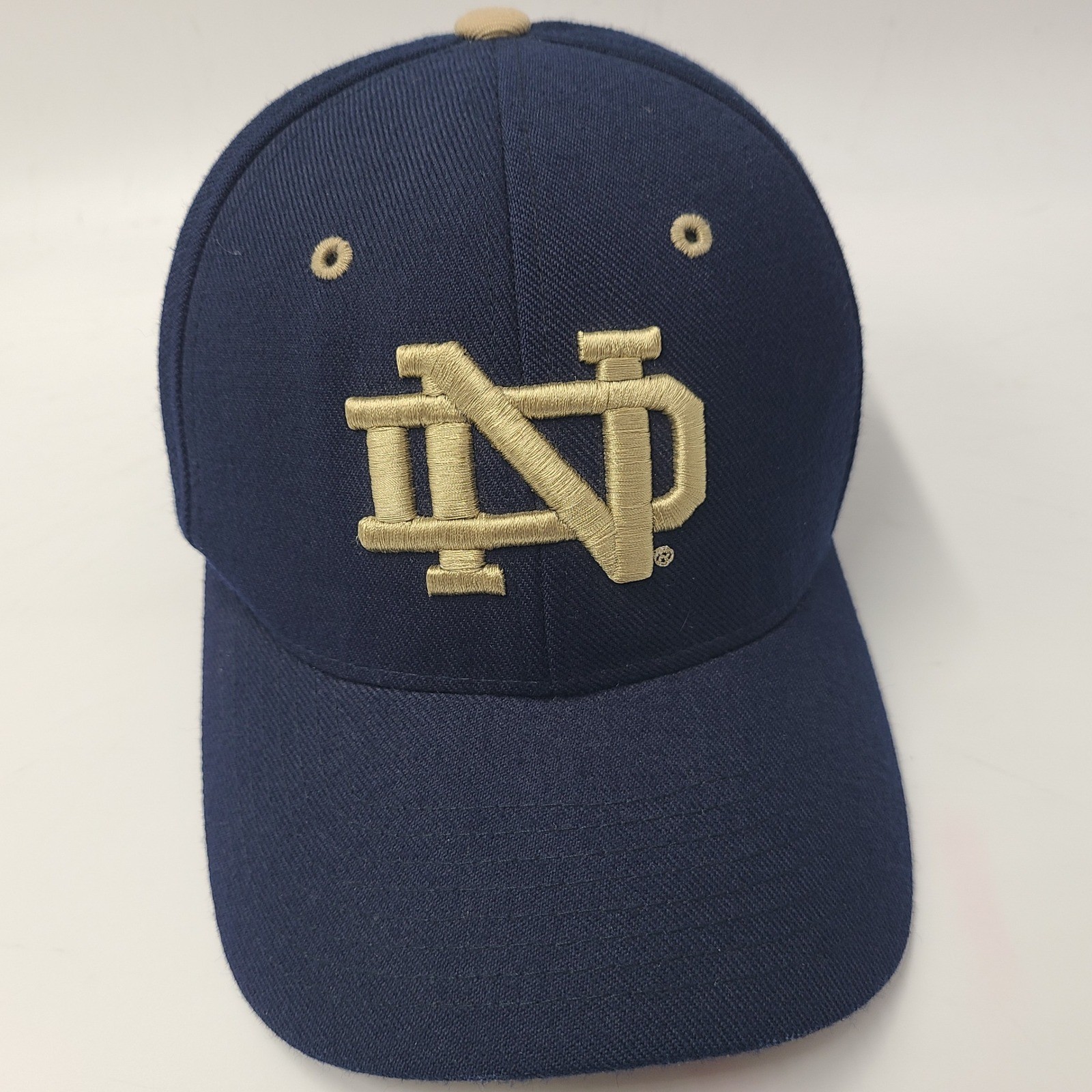 Notre Dame Fighting Irish Hat Adjustable Zephyr Blue Gold NCAA Wool Blend Men