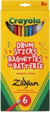 Zildjian x Crayola Kids Drumsticks Set - Multicolored