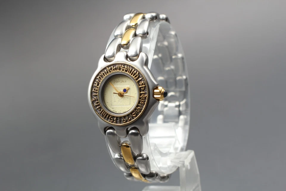 Vintage 1992 N MINT Seiko Presage 4N21-0290 Two-Tone Quartz Womens Watch JAPAN - Image 3 of 4