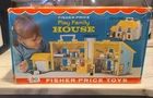Vintage Fisher-Price Play Family House With The Original Box