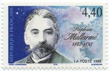 timbre France neuf 1998 "Stéphane Mallarmé (1842-1898)" y&t 3171