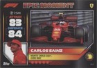 2022 Topps F1 Turbo Attax - Carlos Sainz #262