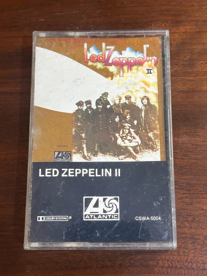 LED ZEPPELIN Led Zeppelin II 1981 MEXICO CASSETTE Psych Jimmy Page Robert Plant - Image 2 of 4