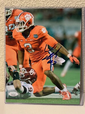 Vic Beasley Signed Clemson Tigers 8x10 Photo JSA