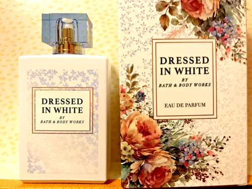 DRESSED IN WHITE Perfume EAU DE Parfum Spray 3.4 oz Bath Body Works EDP NIB X 1
