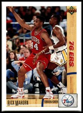 Rick Mahorn #42 1991-92 Upper Deck 76ers B0140A