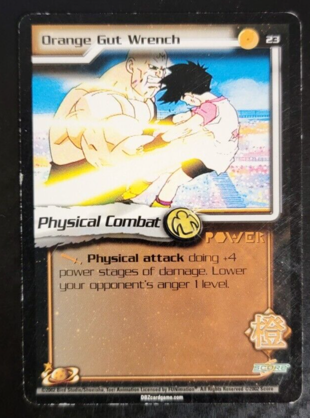 Dragonball Z - TCG - Orange Gut Wrench #23 | eBay