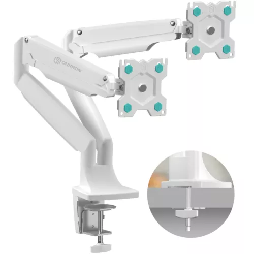 ONKRON Dual Monitor Halterung 13-32", bis 9 kg, VESA 75x75 & 100x100, G200-W