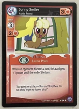 My Little Pony CCG - Sunny Smiles - Iconic Friend - #34 R - Rare