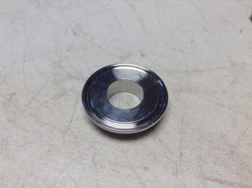 SCI SS304 1" Pipe Stainless Steel 304 DY3656 Weld Ferrule 2" O.D. Flange - Picture 3 of 3