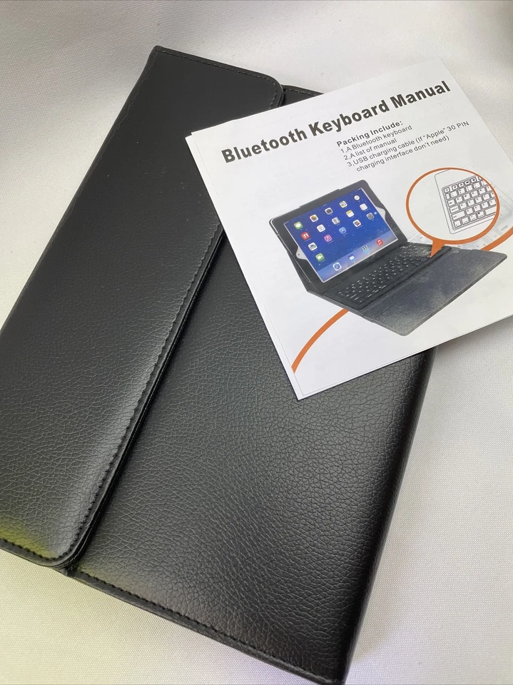 New Keyboard Leather Case Bluetooth for iPad Air Bluetooth 3.0 Compatible. - Image 3 of 4