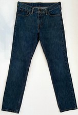 Levi's 511 Slim Fit Straight Leg Stretch Blue Jeans Men's Youth 30x30 Measured