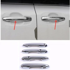 4x For Toyota Sienna 21 2022 New Chrome ABS Car Outside Door Handle Cover Trim<