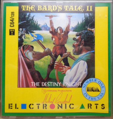 COMMODORE 64/128 -- THE BARD`S TALE II (ELECTRONIC ARTS - 2 DISKS)