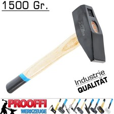 Profi Schlosserhammer 1000 Gr. Werkstatt Hammer Vorschlaghammer Holzstiel XT010