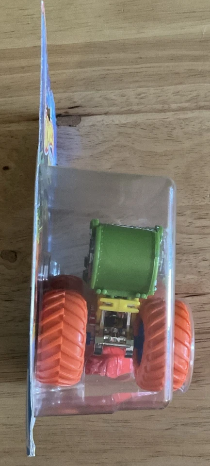 2024 Mattel Hot Wheels Monster Truck Will Trash It All With Crushed Car New 2025 - Image 3 of 4
