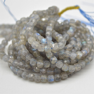 FACETED Cube Beads - 15" Strand, for Jewellery Making, 3.5mm-4.5mm - Picture 24 of 58
