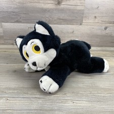 Disney Store FIGARO Cat Pinocchio Mini Bean Bag Beanie Plush Toy