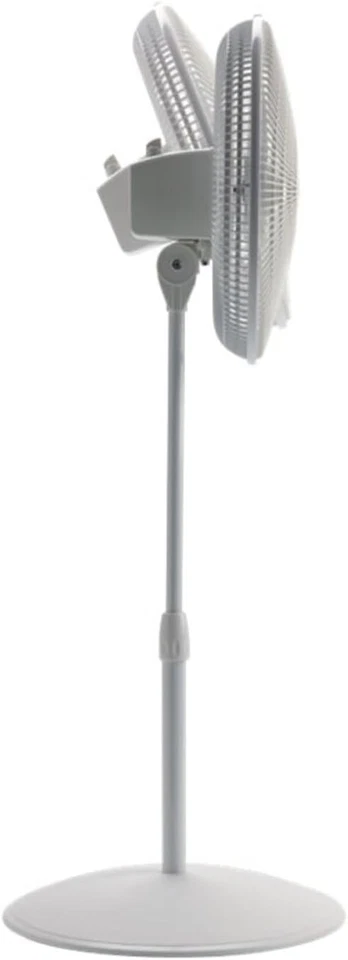 Ventilador de Piso 47" H Oscilante y Altura - Ajustable - Gris/Blanco, Lasko S16201 Foto 2 de 3