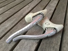 Did Compe Brake Levers Road Bike Drop Bar Mount White Silver