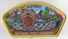 2001 National Scout Jamboree JSP Snake River Council YLW Bdr. [VA-1946]