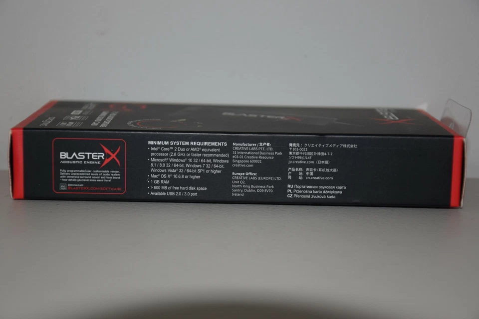 Creative Sound BlasterX G1 7.1 Portable HD Gaming USB DAC Sound Card SB1710 Neww - Image 3 of 4