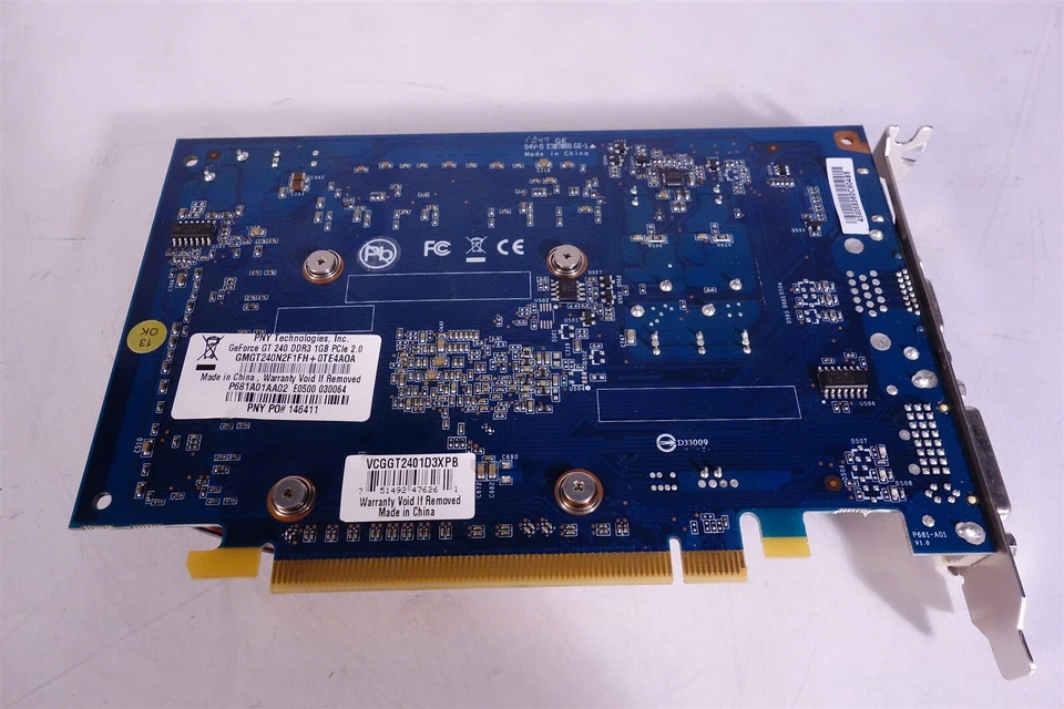 PNY Verto Geforce GT 240 1GB DDR3 PCle Video Card VCGGT2401D3XPB - Image 2 of 3