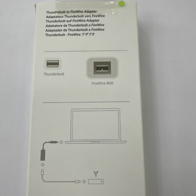 【12/14まで特価】純正ThunderboltFireWire Adapter OFFICIAL GENUINE APPLE THUNDERBOLT TO FIREWIRE ADAPTER A1463