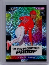 Walbert Urena 2024 Leaf Baseball 1/1 Pre Production Proof
