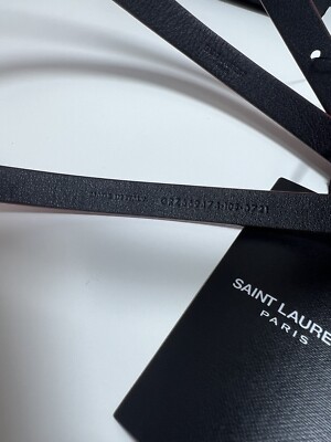 NWT! $445 YSL Saint Laurent Pitone Python Lacquer RED Cherry  display picture 3
