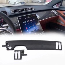 Dry Carbon Fiber Central Console Instrument Panel Trim For Benz S Class W223