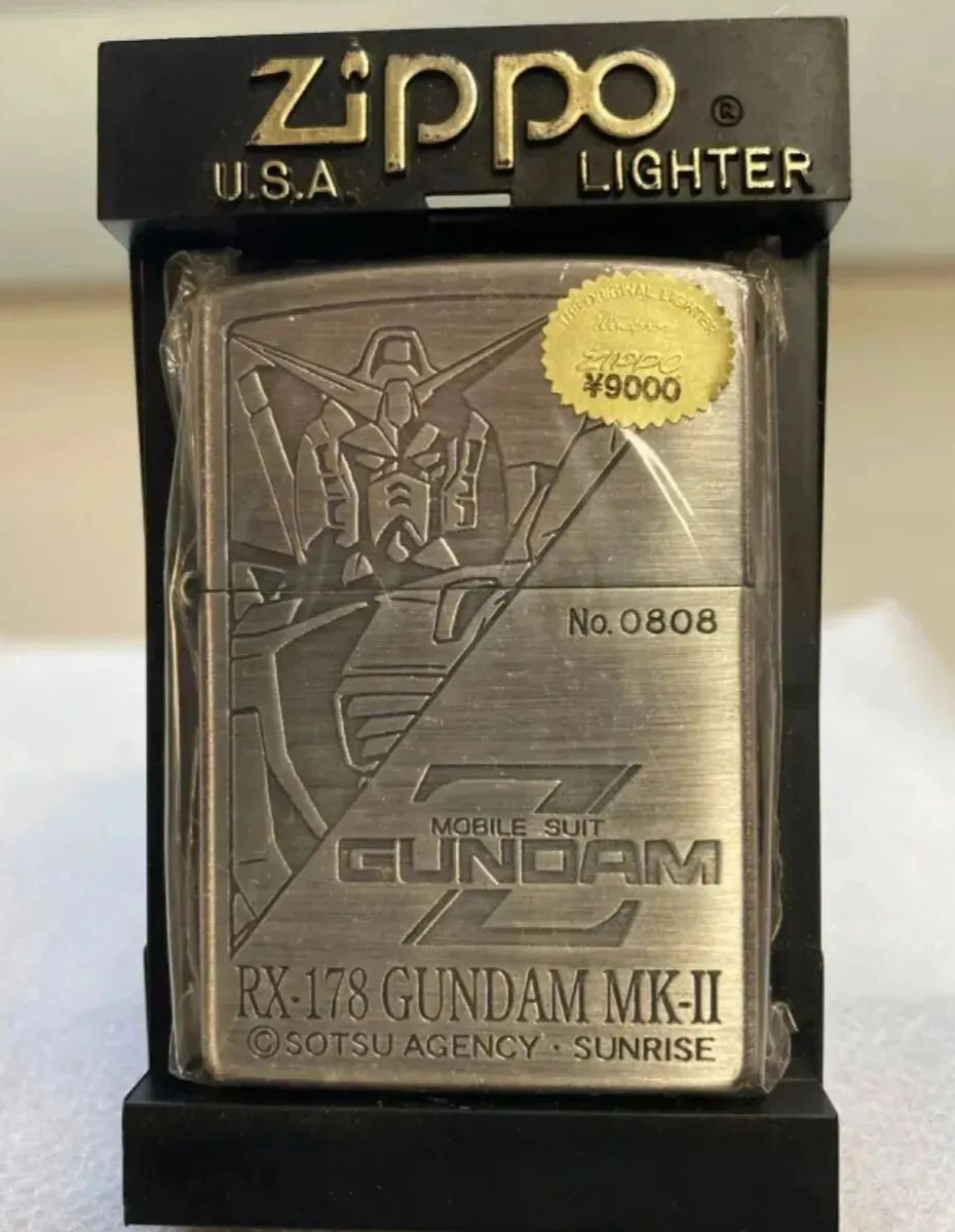 Zippo Mobile Suit Gundam Z RX-178 Gundam MK-II Oil Lighter Serial
