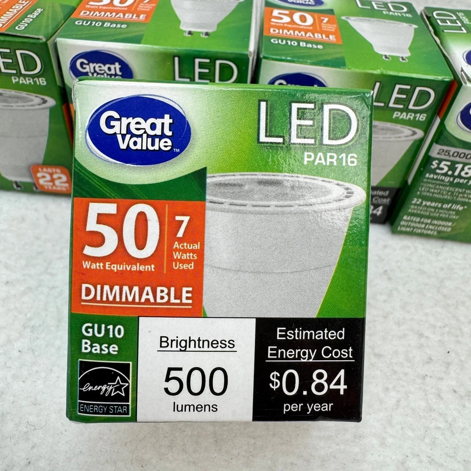 Great Value LED Light Bulb, 7W (50W Equivalent), Dimmable - Image 3 of 4