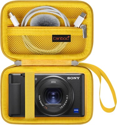 Canboc Carrying Case for Sony ZV-1/ ZV-1F/ ZV-1 II Digital Camera for Content Cr