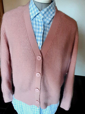 Apriori Strickjacke Rose Gr. M Neu Wolle/Mohair