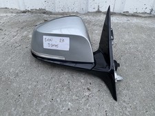 BMW 3 SERIES F30 F31 SILVER PASSENGER SIDE WING MIRROR MANUAL  FOLDING