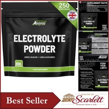 250 Servings of Electrolytes Powder - Sugar-Free Hydration for Active Lifestyles