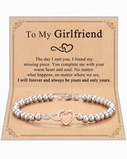 Gifts for Girlfriend Bracelet Women, Girlfriend Valentines Day Birthday Chris...