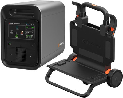 Enphase IQ Powerpack 1500Wh + IQ Cart | UL 9540A Certified Portable Power Statio