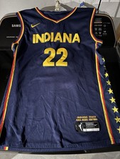 Nike Indiana Fever Clark #22 Rebel Edition WNBA Jersey Navy