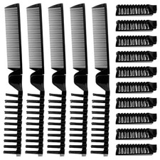 Foldable Hair Combs In Bulk, Individually Wrapped Black Folding 7.8 Inch 5