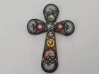 Antique Cross Venetian Micromosaic Relic Religion VERY RARE ! No.B46