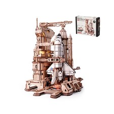 ROKR 3D Puzzles Space Shuttle Model - Dynamic Launch Base with Moto... Fast Ship