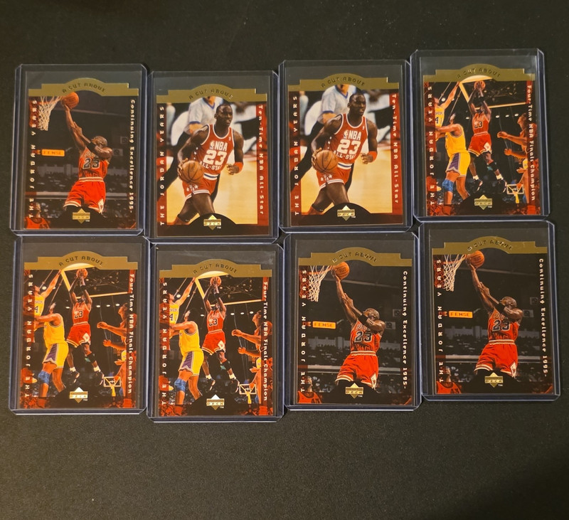 Upper Deck Michael Jordan A Cut Above Insert 17 Card Lot