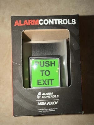 Alarm Controls TS-2T Request to Exit Station - 2'' Green Push Button with Timer
